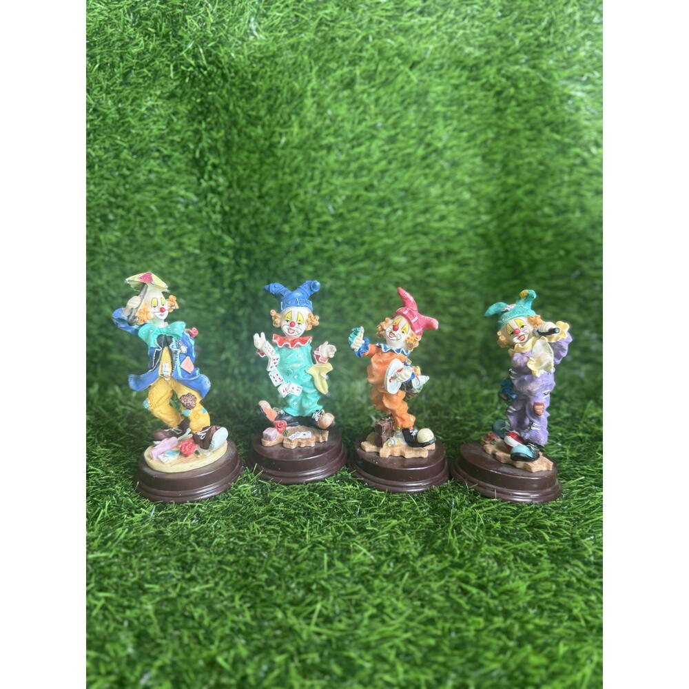 K's Collection Figurine Multi-Color Clown Circus Handpainted Collectible Whimsic